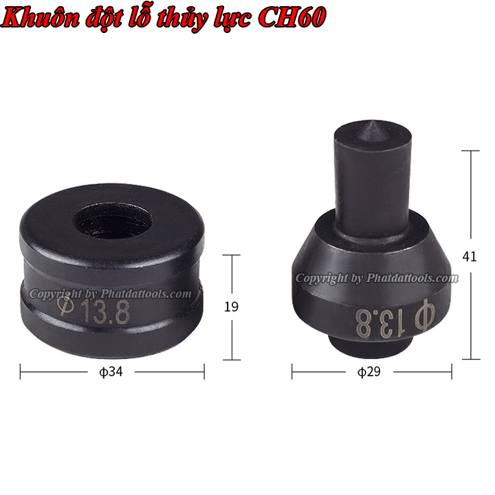 Khuôn Đột Lỗ Tròn Cho Máy Đột Lỗ Thủy Lực CH60