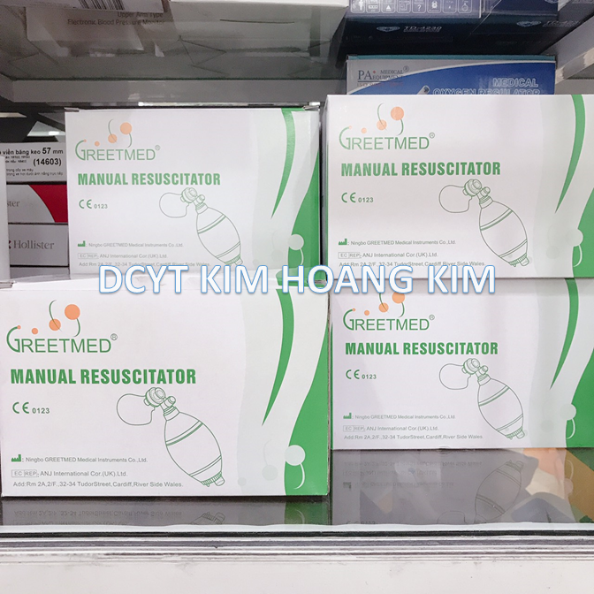 Ambu Bóp Bóng Hỗ Trợ thở Hô Hấp Greetmed - Trẻ em