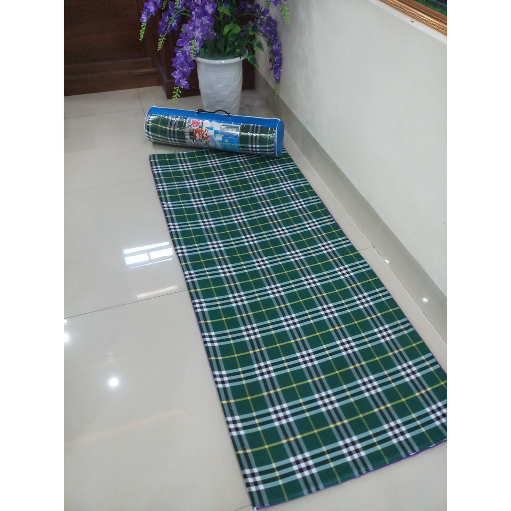 Đệm văn phòng cuộn tròn 1m8x80cmx3cm (kèm túi xách tiện lợi)