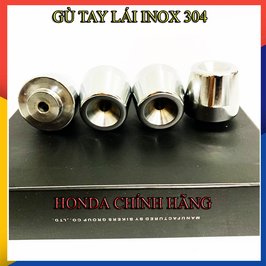 GÙ CHỐNG RUNG TAY LÁI INOX NẶNG 500G HONDA CHÍNH HÃNG CHO SH , PCX – GIÁ 1 CẶP
