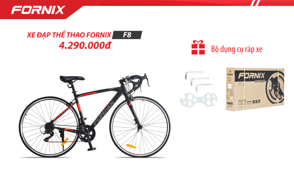 Mua Xe đạp thể thao Fornix F8 (Kèm bộ dụng cụ lắp ráp) - Bảo hành 12 tháng