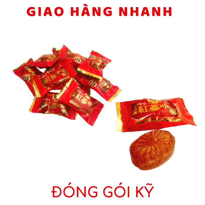 [HCM]Combo 2 gói kẹo sâm vitamin Hàn Quốc 200g