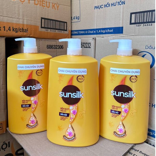 Dầu gội Sunsilk mềm mượt diệu kỳ 1.4kg