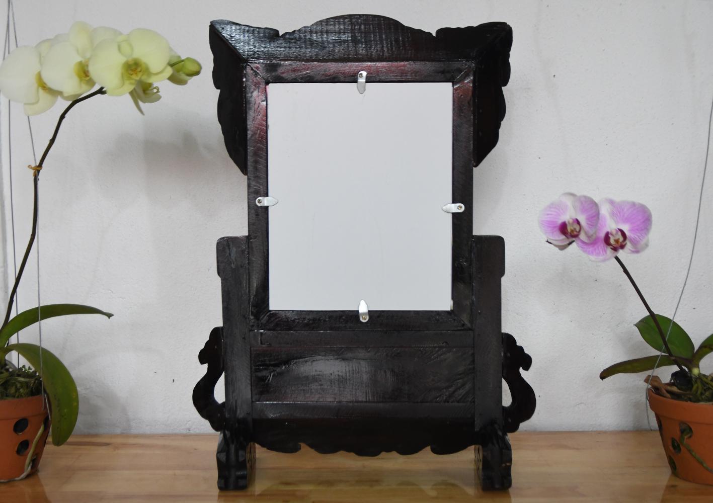 KHUNG ẢNH THỜ GỖ GÕ 20 X 25