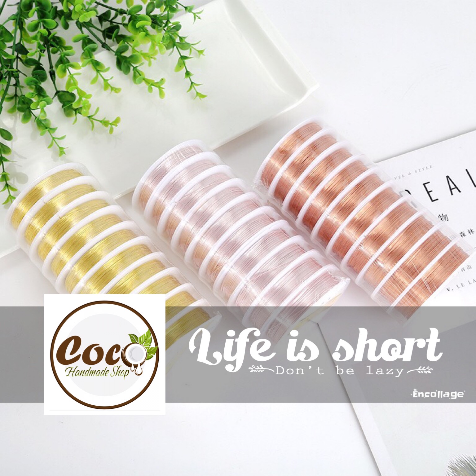 [HCM]Dây Kẽm Handmade Cao Cấp Bền Màu