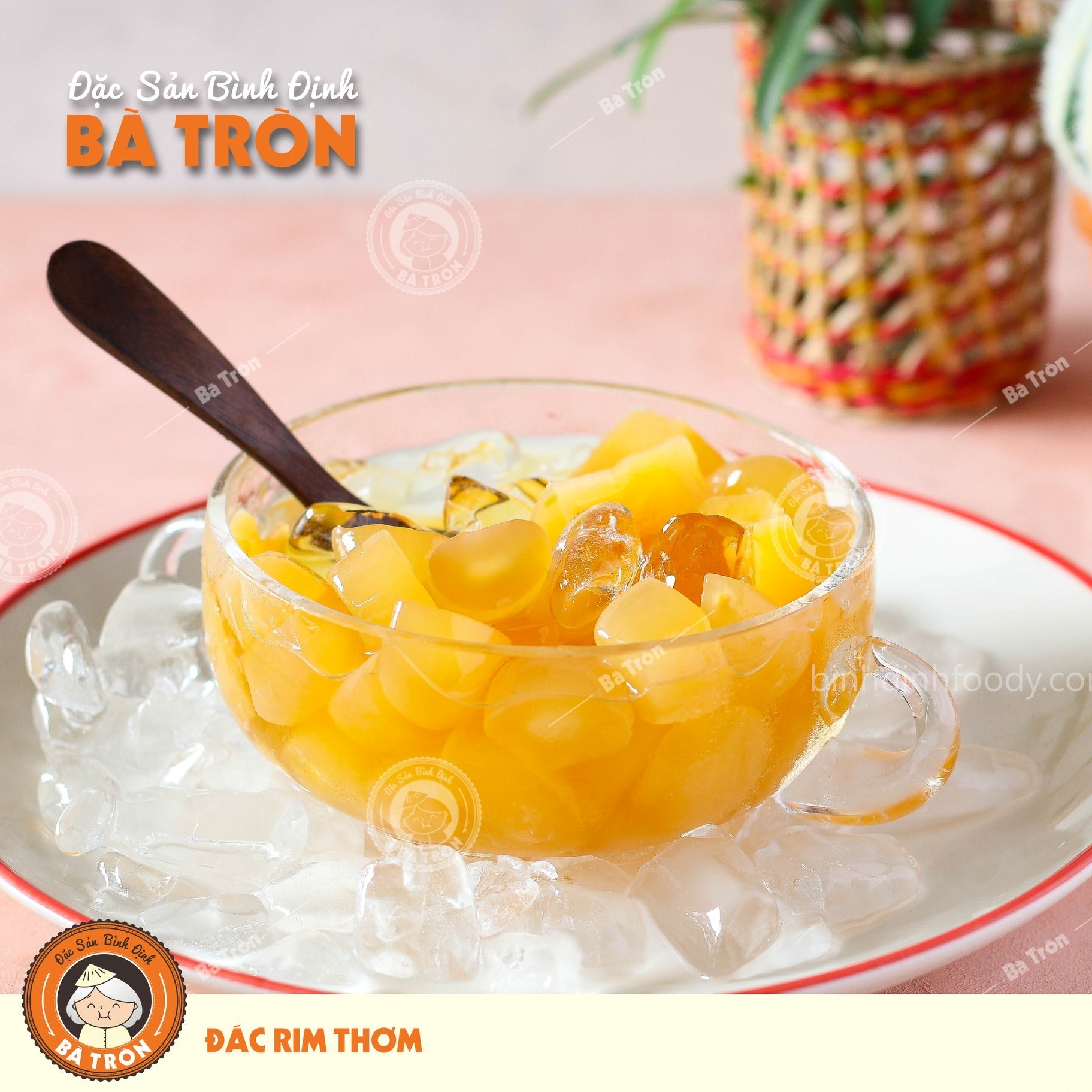 [HCM]Đác Rim Thơm 500gr Đặc Sản Bình Định Bà Tròn