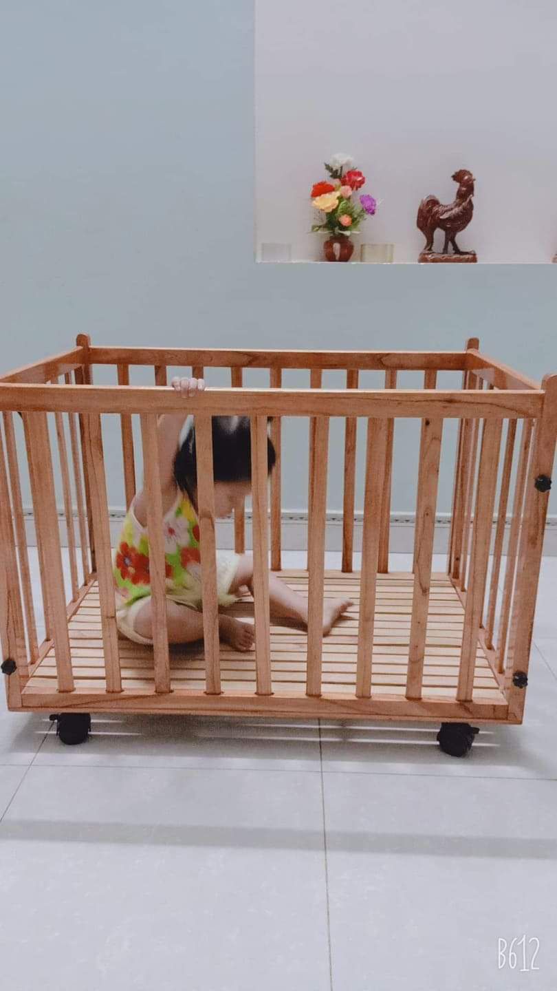 cũi gỗ cho bé yêu