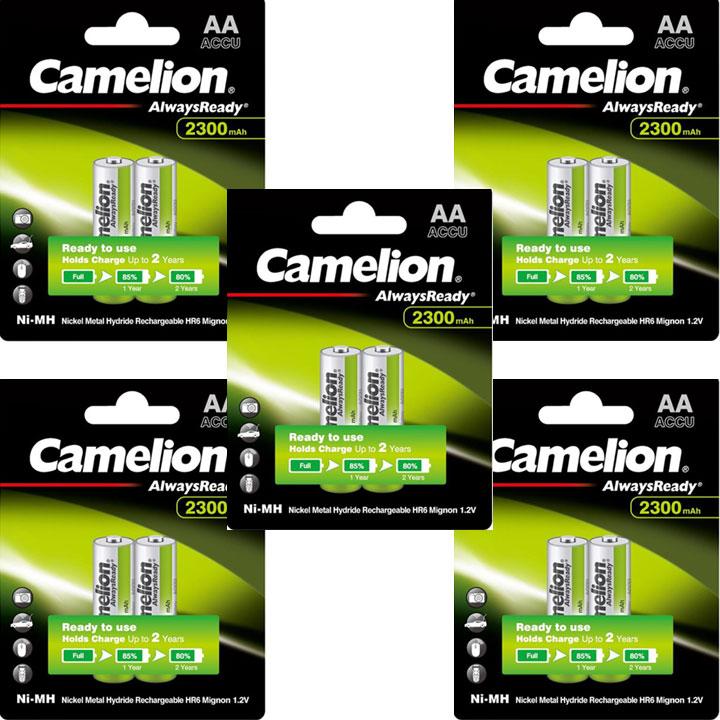 [HCM]2 vỉ Pin sạc AA Camelion 2300mah ( vỉ 2 viên )