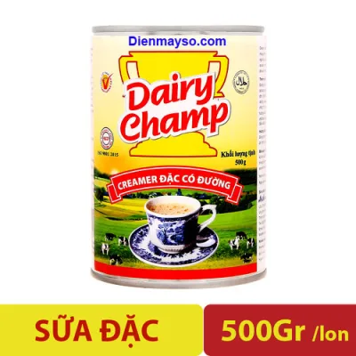 [HCM]Sữa Đặc Có Đường Dairy Champ lon 500g