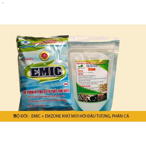 Bộ đôi chế phẩm sinh học em+em.zone xử lý thức ăn nhà bến và nước thải ủ mùi