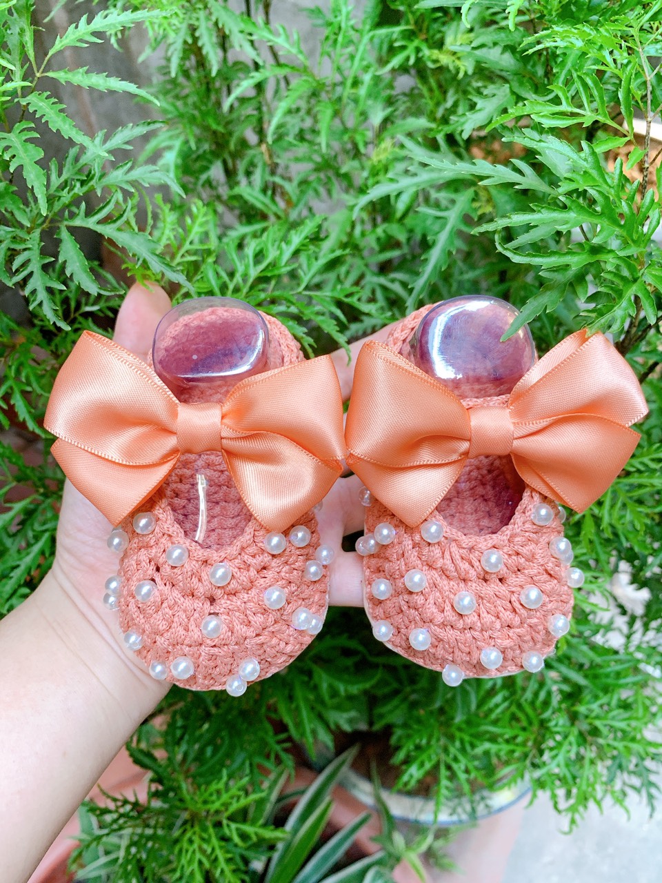 Giày đan sợi thủ công cho bé