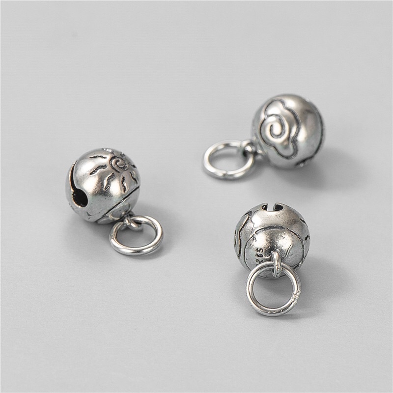 [S925] Charm chuông họa tiết - MH621