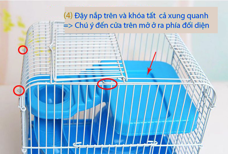Lồng nuôi chuột hamster size lớn cao cấp🐁 [SIÊU RẺ]