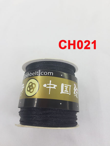 Cuộn dây vải thun màu đen đan vòng tay