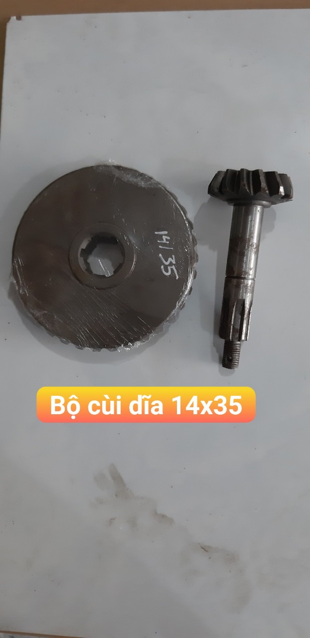 bộ dĩa cùi thơm 14x35 răng VÀ 12X30