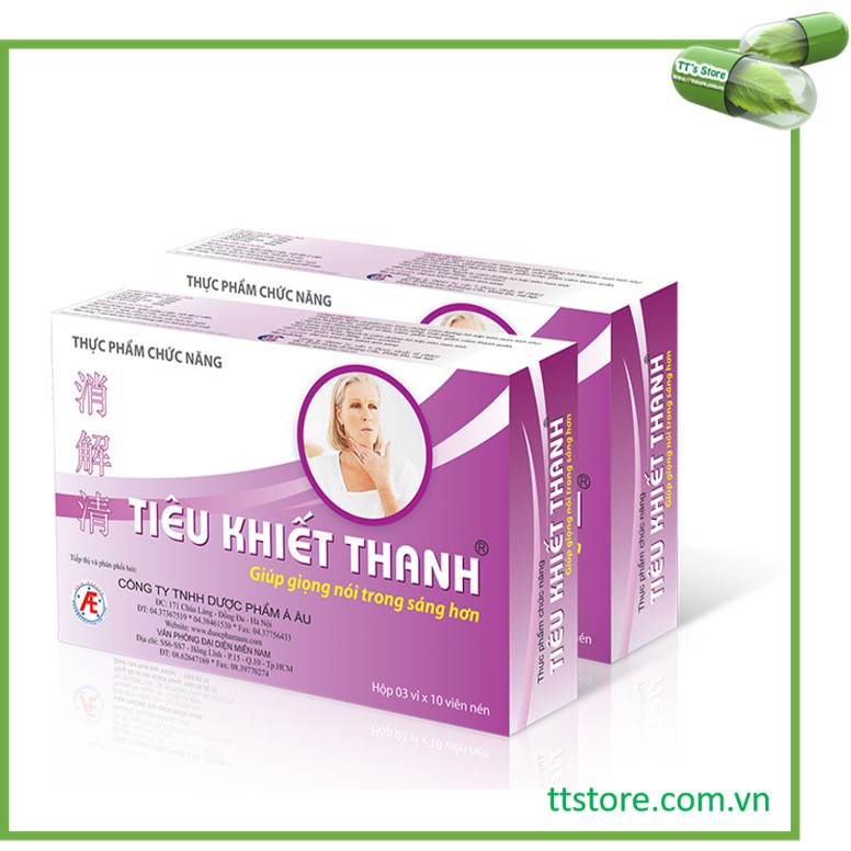 Tiêu khiết thanh - hỗ trợ điều trị viêm thanh quản