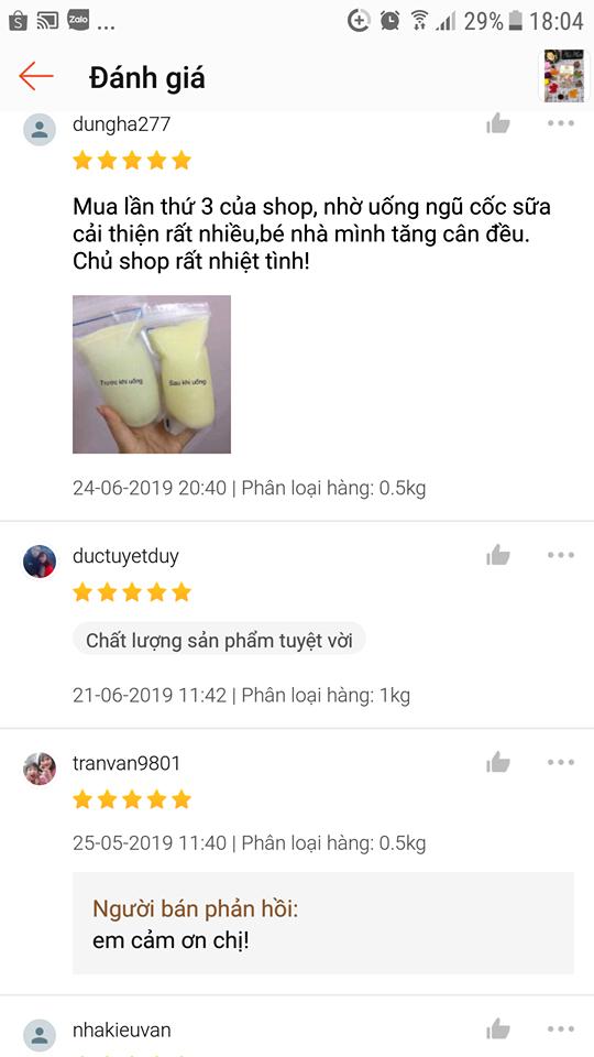 Ngũ Cốc Lợi Sữa - Bột Ngũ Cốc MINMIN 18 Loại Hạt