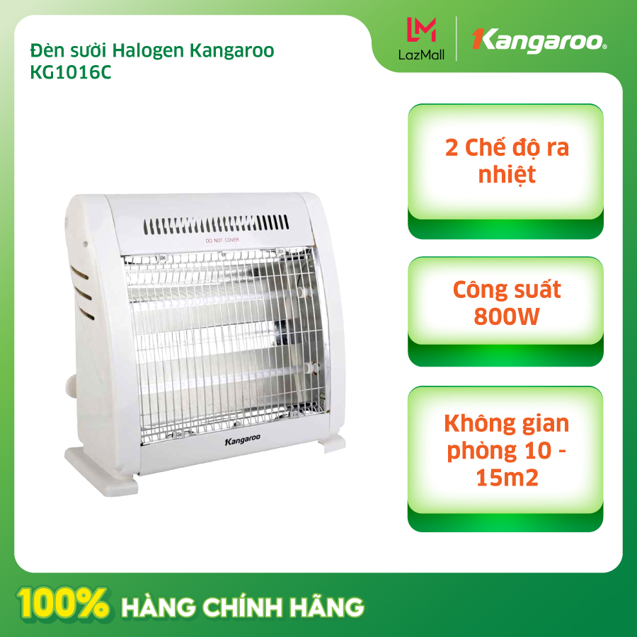 Đèn sưởi Halogen Kangaroo KG1016C - Hàng chính hãng