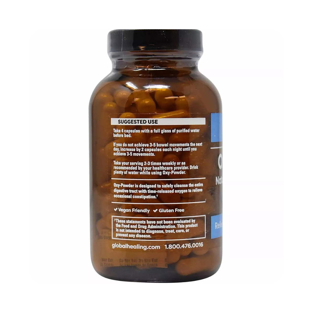 Thải độc đại tràng Global Healing 120 viên - Oxy Powder