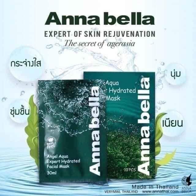 Mặt nạ tảo biển Anna Bella (hộp 10 miếng)