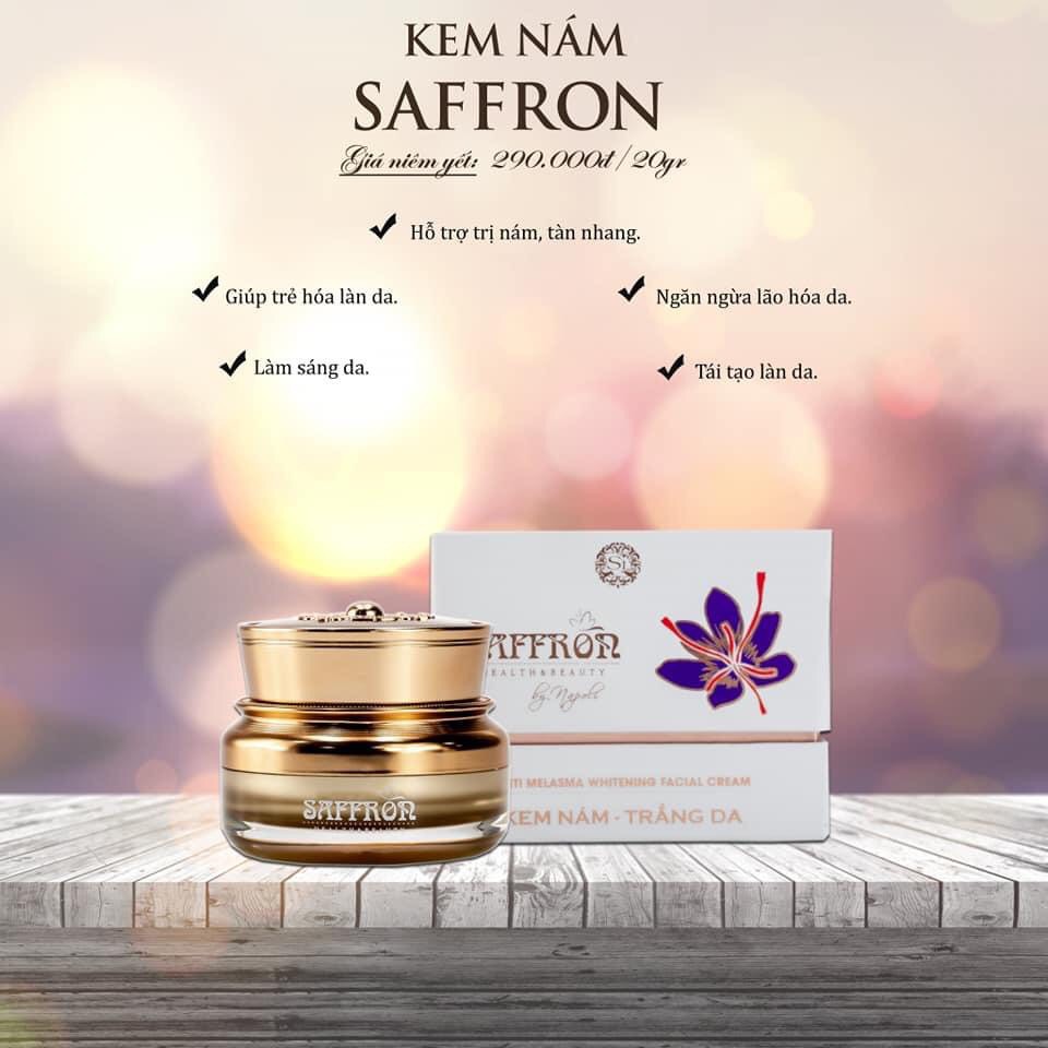 [ chính hãng 100% ] Combo NOÃN THỰC VẬT và KEM NÁM TRẮNG DA SAFFRON