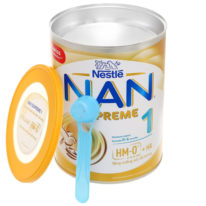 (HSD T5-2024) Sữa Bột NAN Supreme Pro Số 1 800g (0 - 6 Tháng).
