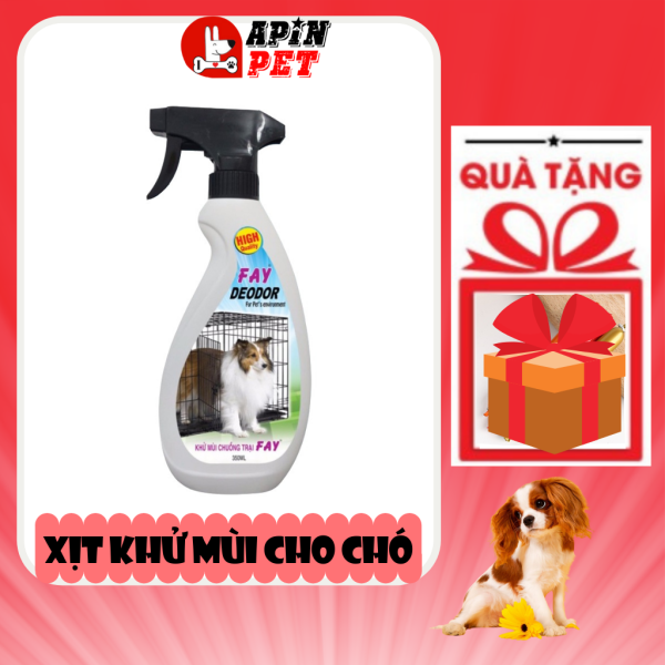 Xịt Khử Mùi Chuồng Trại Cho Chó Mèo Hamster Fay Deodor 350ml-Shop Apinpet