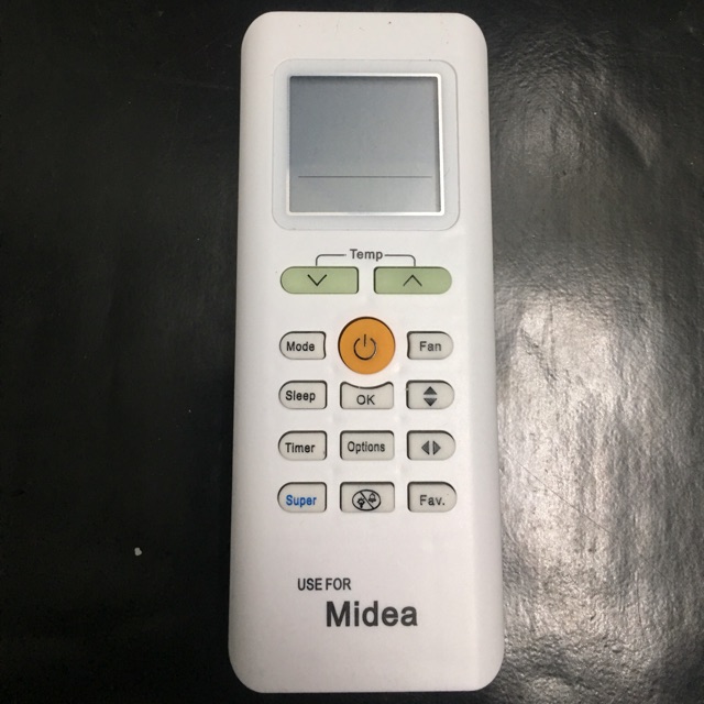 Remote điều khiển điều hoà máy lạnh Midea Media