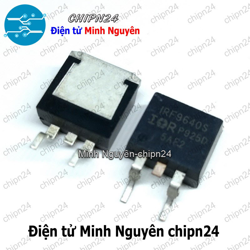 [1 con] (SOP) Mosfet Dán IRF9640S TO-263 11A 200V Kênh P (IRF9640 9640) - HH006010