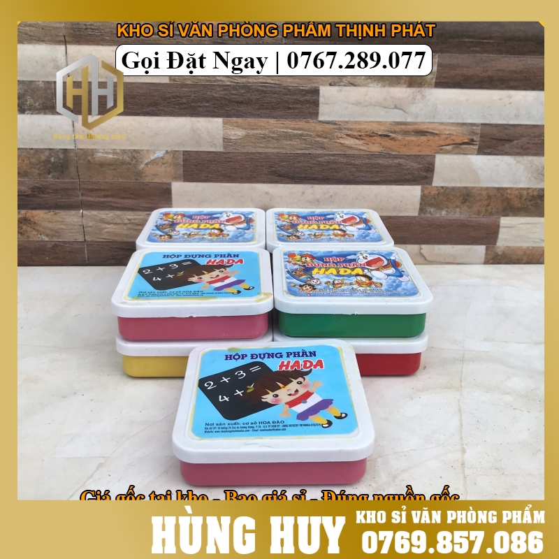 Phấn viết bảng không bụi hộp nhựa