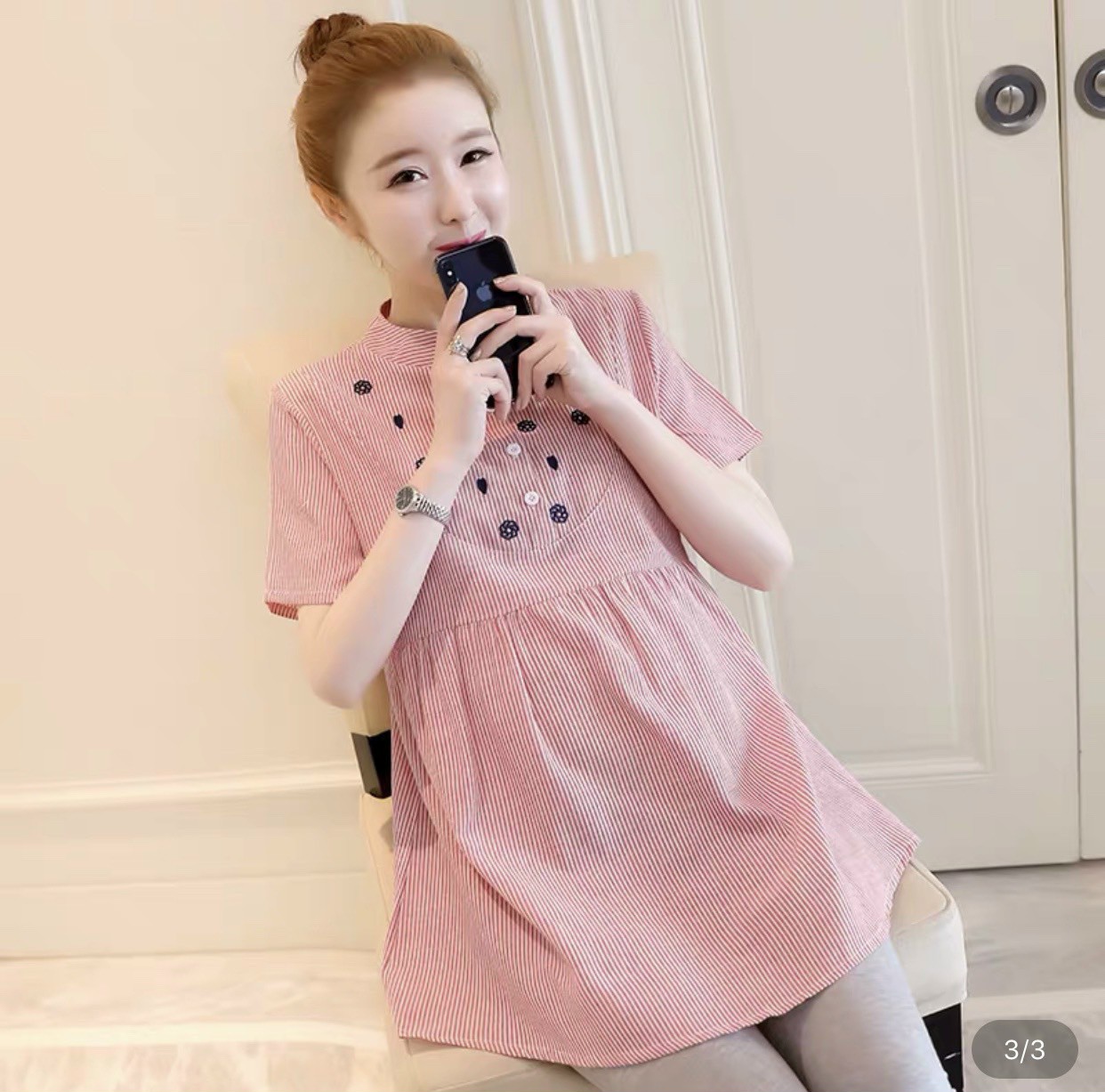 Áo bầu lụa hàn quốc siêu mềm mát