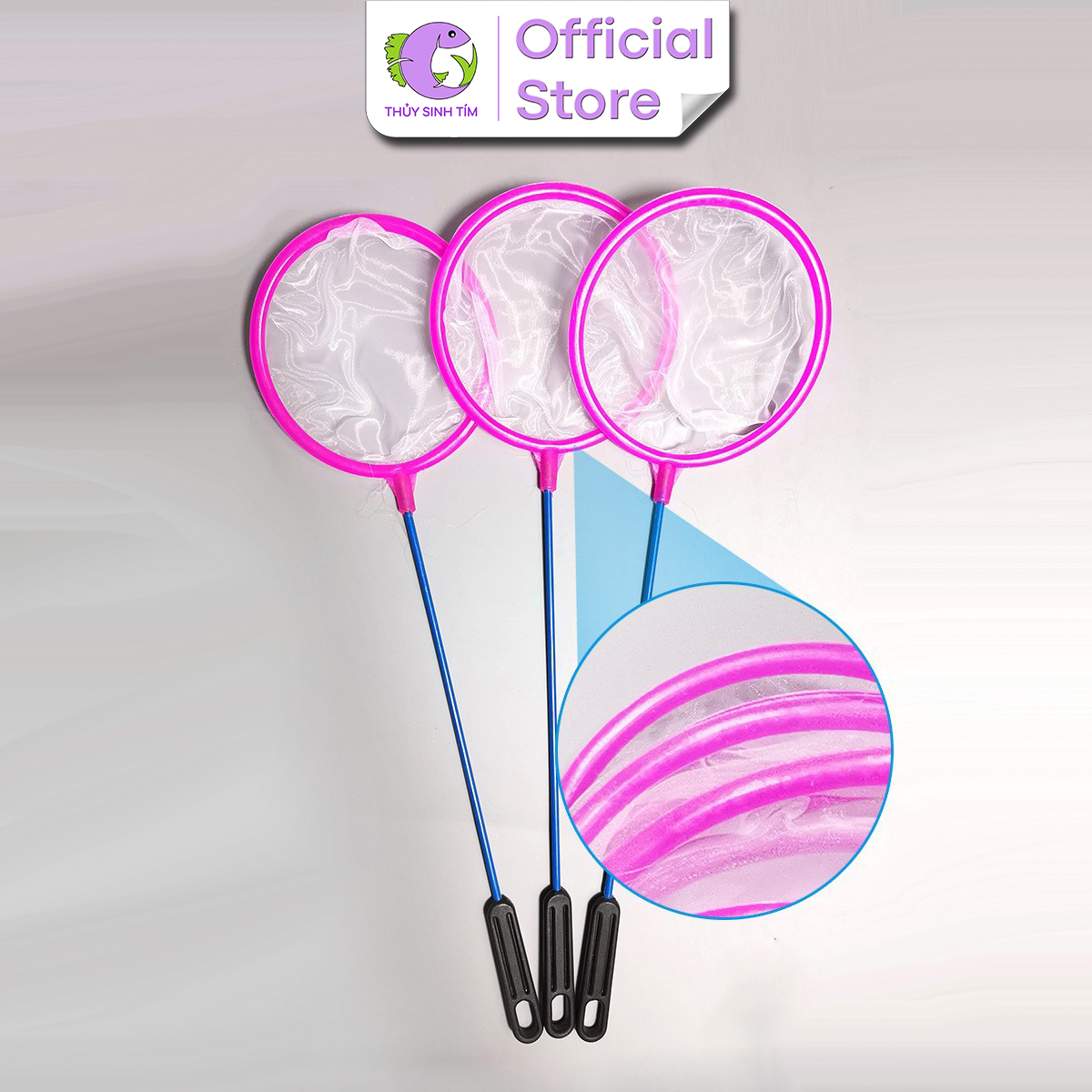 Vợt Vớt Cá (Nhiều Size) - Phụ Kiện Bể Cá