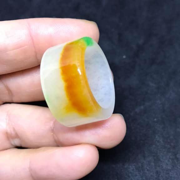 [HCM]NHẪN CÀN LONG NGỌC CẨM THẠCH TỨ QUÝ