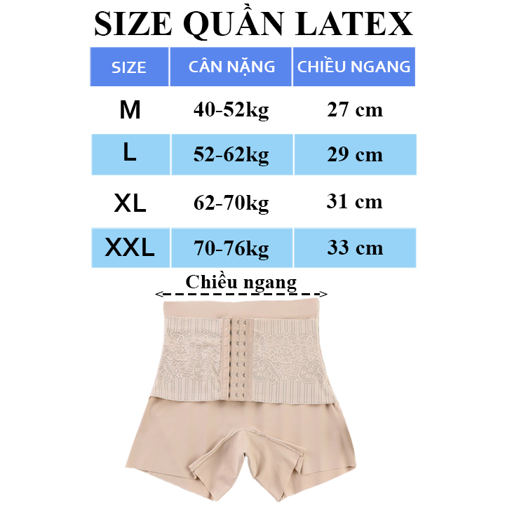 Quần gen nịt bụng su đúc cạp cao co giãn nâng mông thon gọn