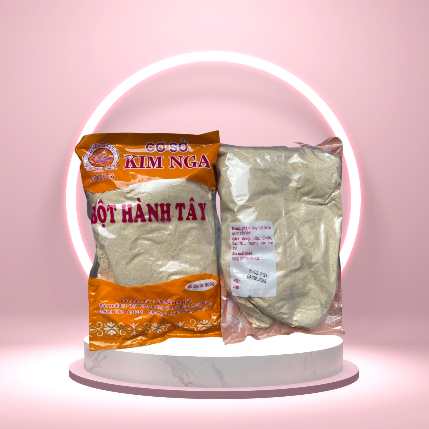 Bột Hành Tây Kim Nga Gói 500gr