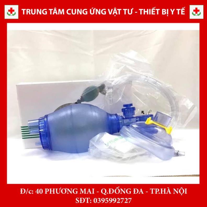 Bóp bóng ampu người lớn - trẻ em hỗ trợ thở hô hấp nhân tạo