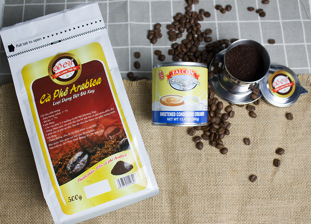 Cà phê bột nguyên chất Arabica dòng cao cấp Cô Cự 500gr