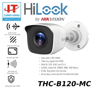 Camera B120 Turbo 5 in 1 HD 2MP HiLook THC-B120-MC thumbnail