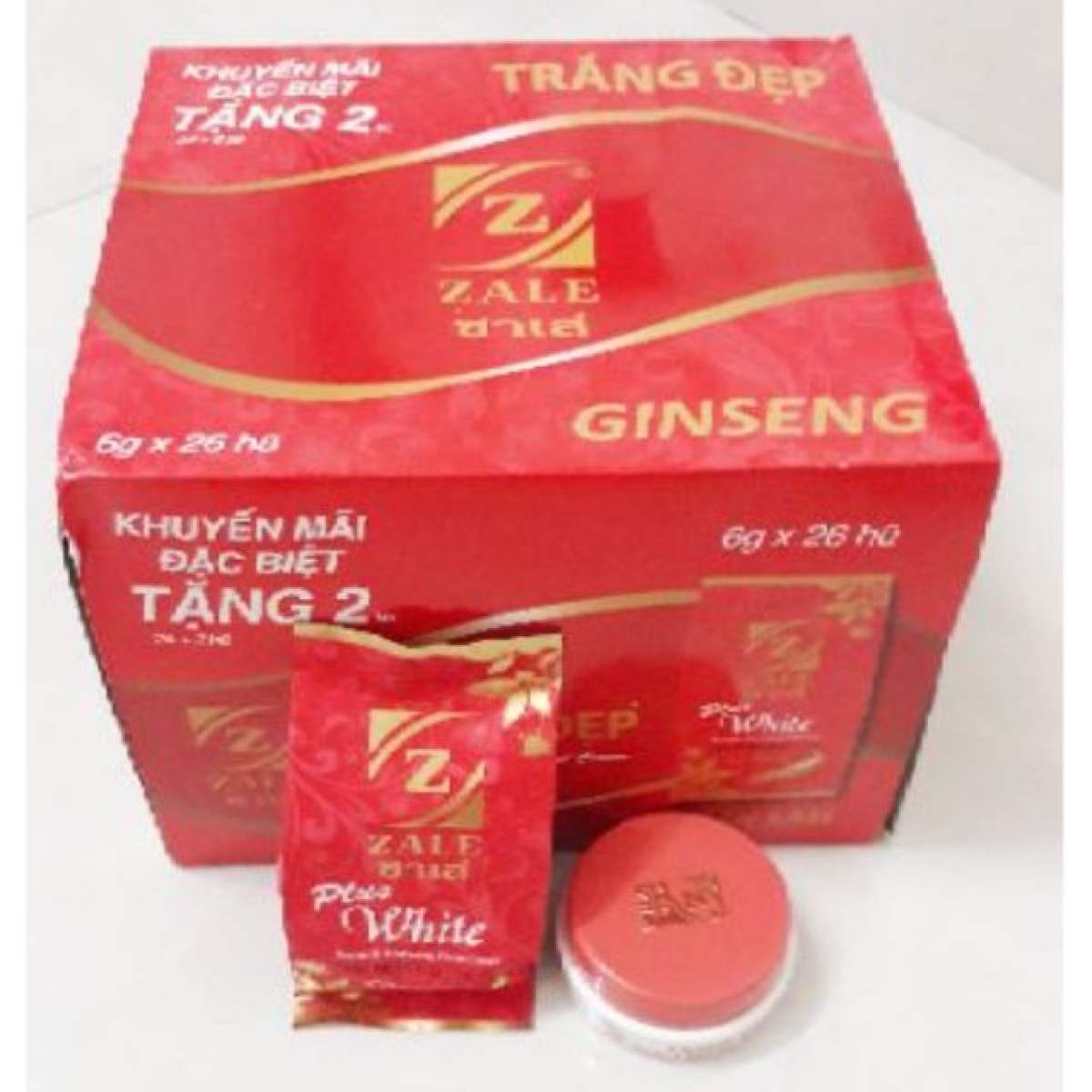 Combo 24 hộp kem zale đỏ thái lan tặng 2 hộp