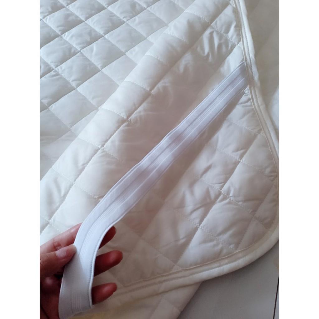 tấm bảo vệ nệm coton êm mát 2x2m