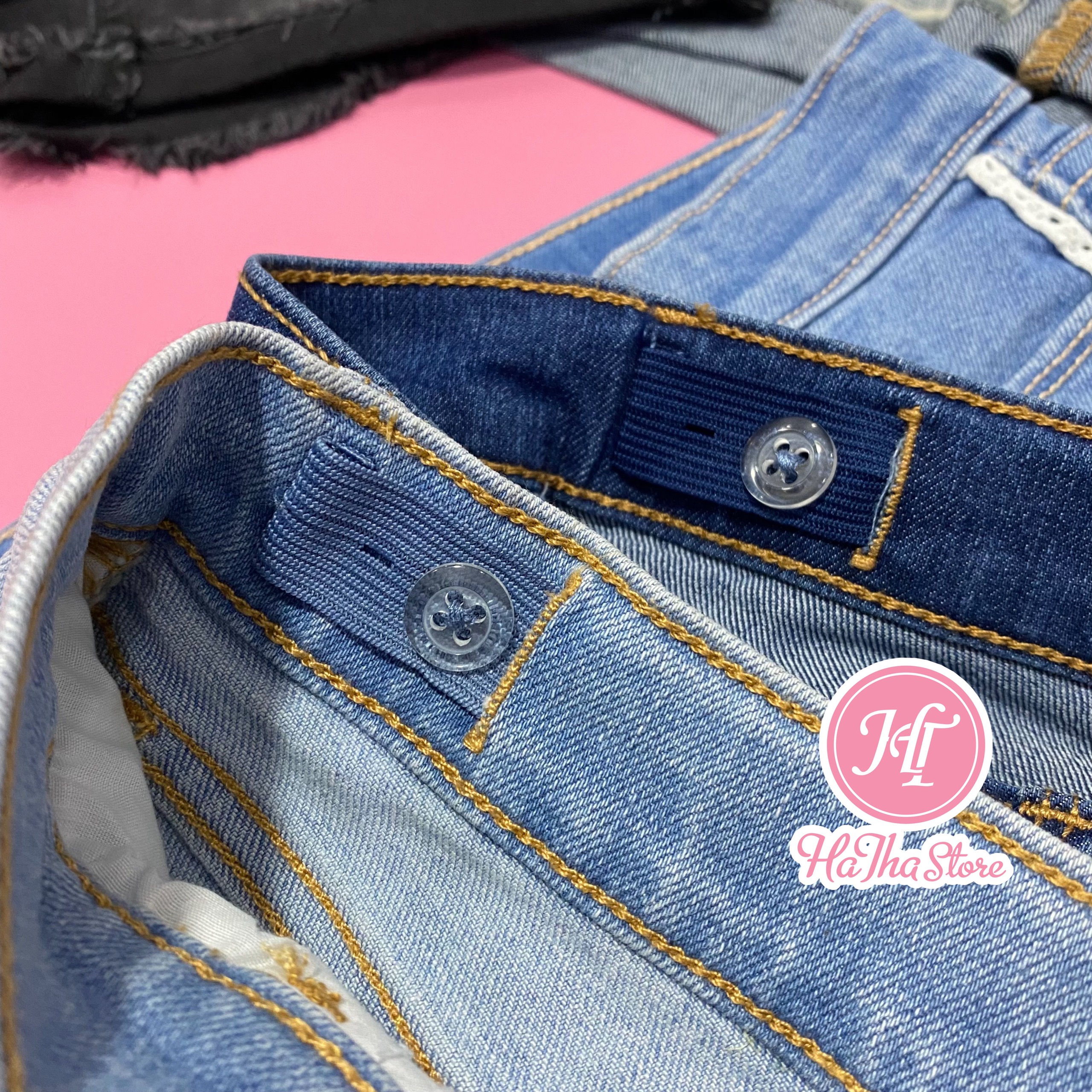 (Size18-52kg) Quần short jean 0ID N4√¥ cho bé gái