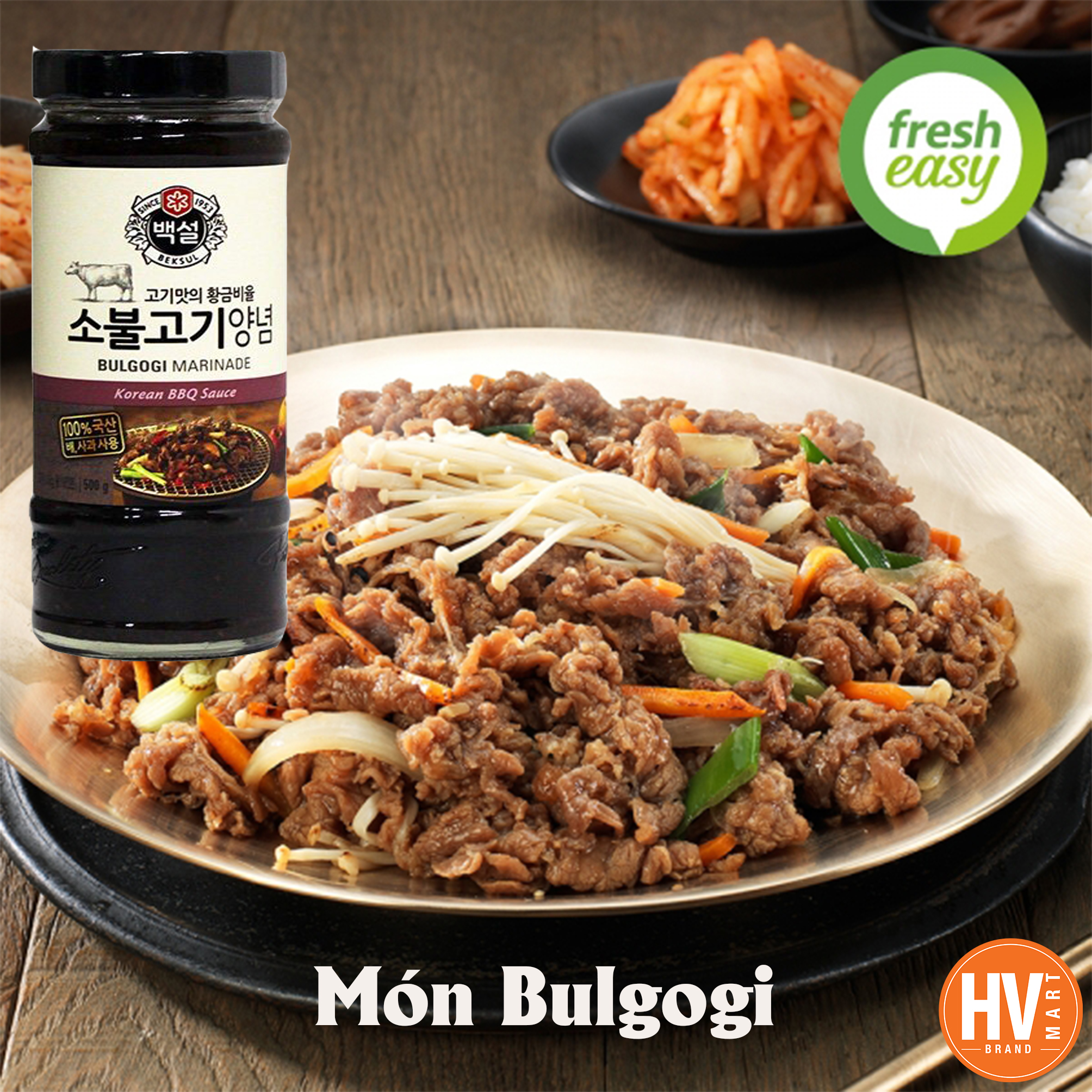 Xốt Ướp Thịt Bò Bulgogi Beksul Hàn Quốc 290ml