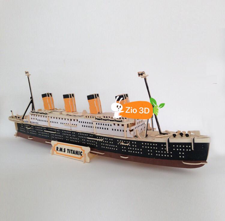 Đồ chơi lắp ráp gỗ 3D Mô hình Tàu R.M.S Titanic