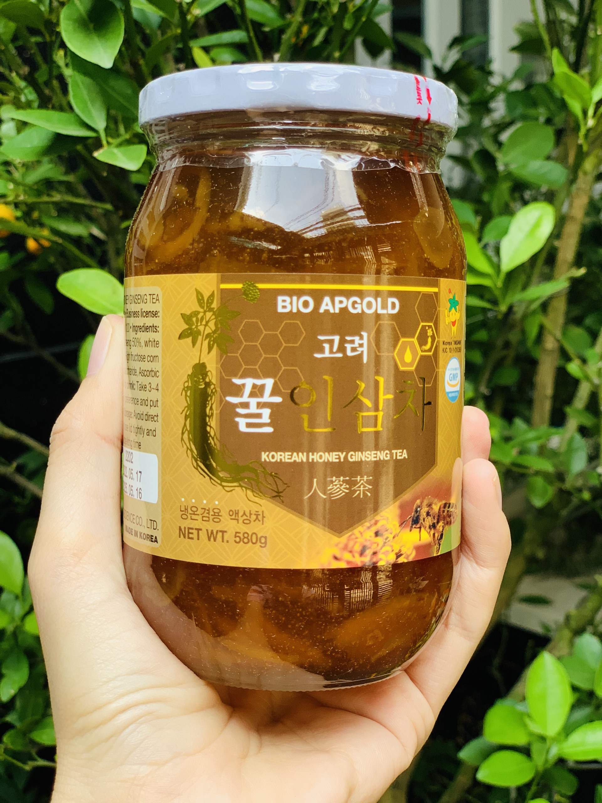 Sâm lát tươi ngâm mật ong Hàn Quốc (580g)