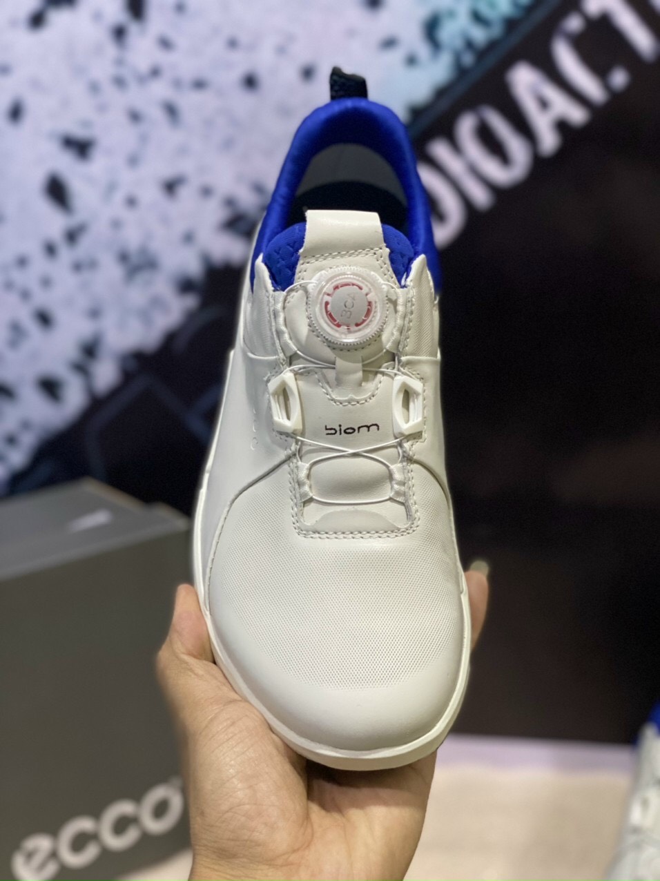 [GIÁ TỐT] Giày Golf Ecco  Biom H4 Boa - nút vặn tiện lợi .