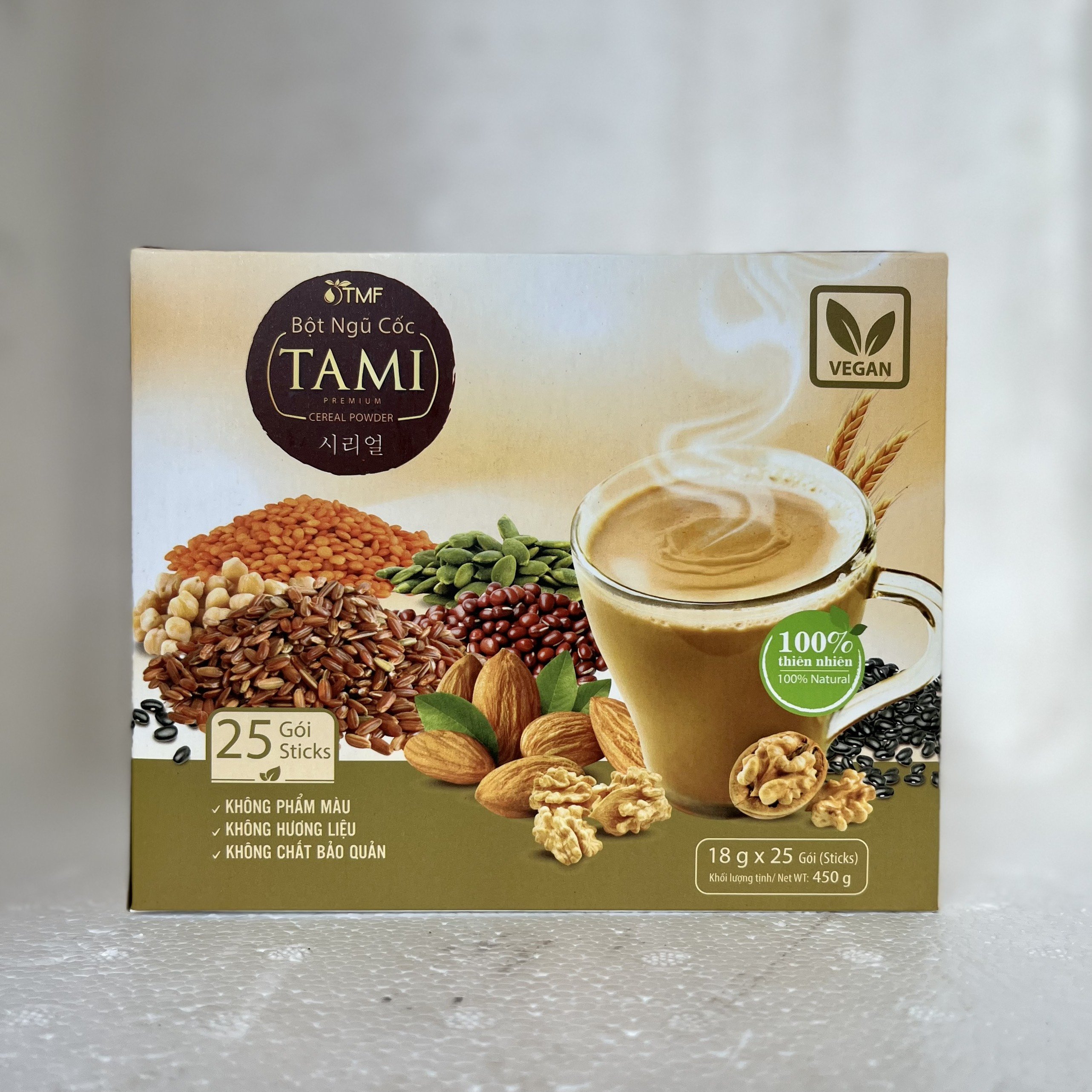 Bột ngũ cốc nảy mầm, bột mầm các loại đậu hạt dinh dưỡng Tami Tâm Minh Food
