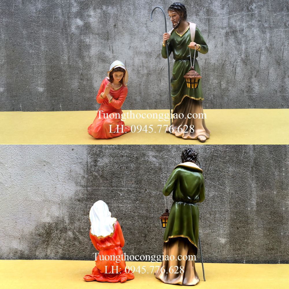 Bộ tượng Chúa Giáng Sinh ( tượng Hang đá Noel) 30cm 10 tượng