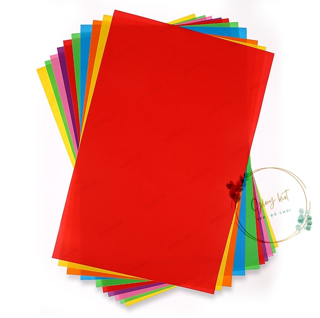 Giấy thủ công 7 màu Hồng Hà