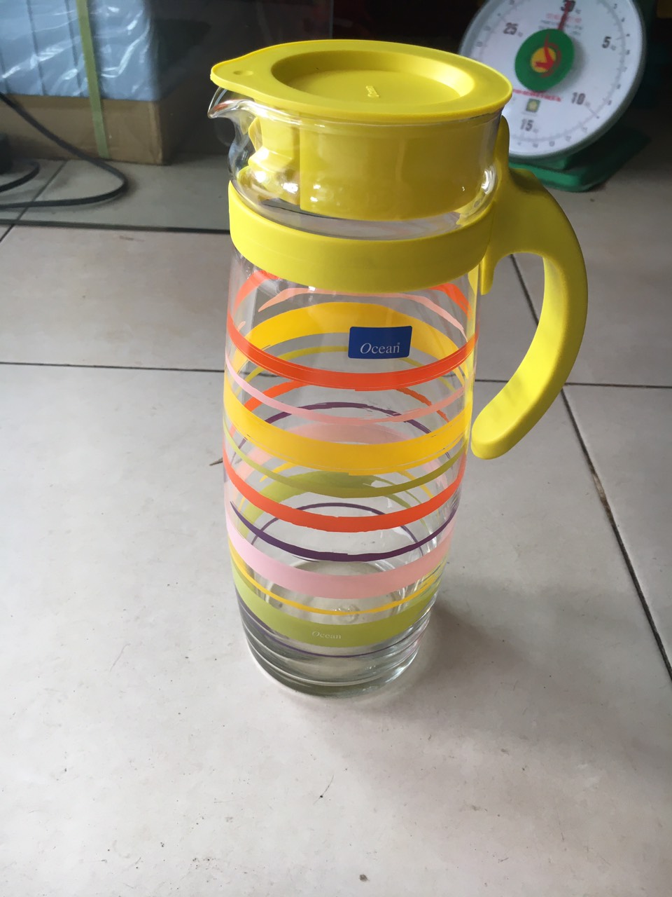 Bình nước thuỷ tinh Ocean 1,6L Thái Lan