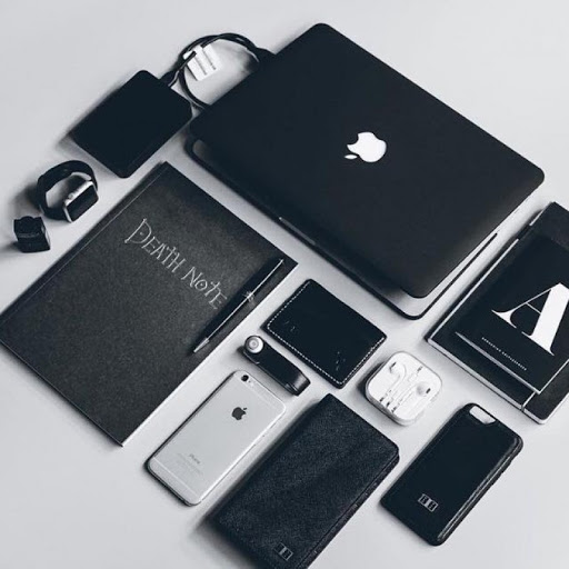 Combo Case ,Ốp + Phủ phím Macbook Màu Đen ( Tặng Nút Chống Bụi )
